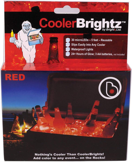 Cooler LED Cooler Light Rope - Red - Waterproof Ice Chest Rope Light for Cooler - Colorful Bright Micro-Led Lights - Compatible with Yeti, ORCA, Igloo, Coleman and Ozark Ice Chests