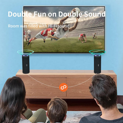 Portable Bluetooth Speaker, Wireless Outdoor Speakers, IPX7 Waterproof, 40H Playtime, TF Card, Loud Stereo Sound for Beach, Boat, Pool, Camping, Bike, Shower, Gifts for Men