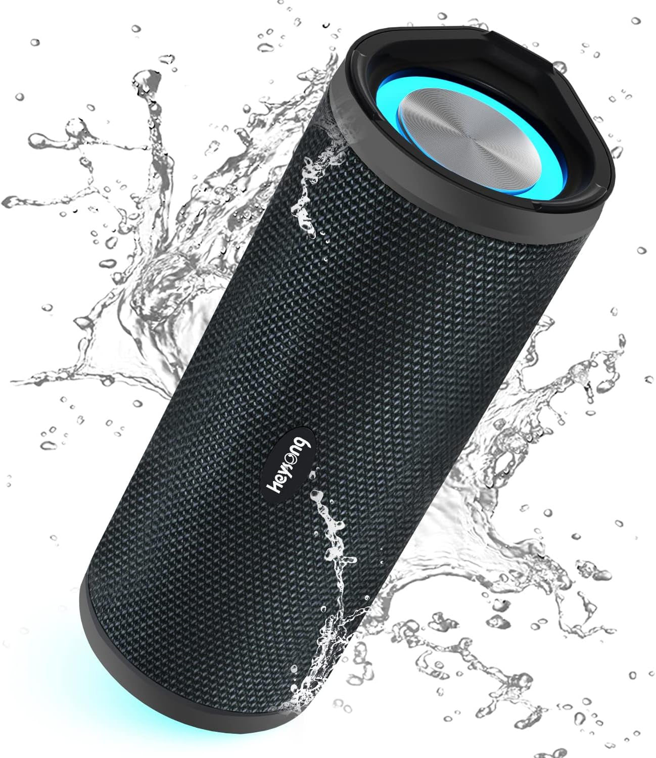 Portable Bluetooth Speaker, Wireless Outdoor Speakers, IPX7 Waterproof, 40H Playtime, TF Card, Loud Stereo Sound for Beach, Boat, Pool, Camping, Bike, Shower, Gifts for Men