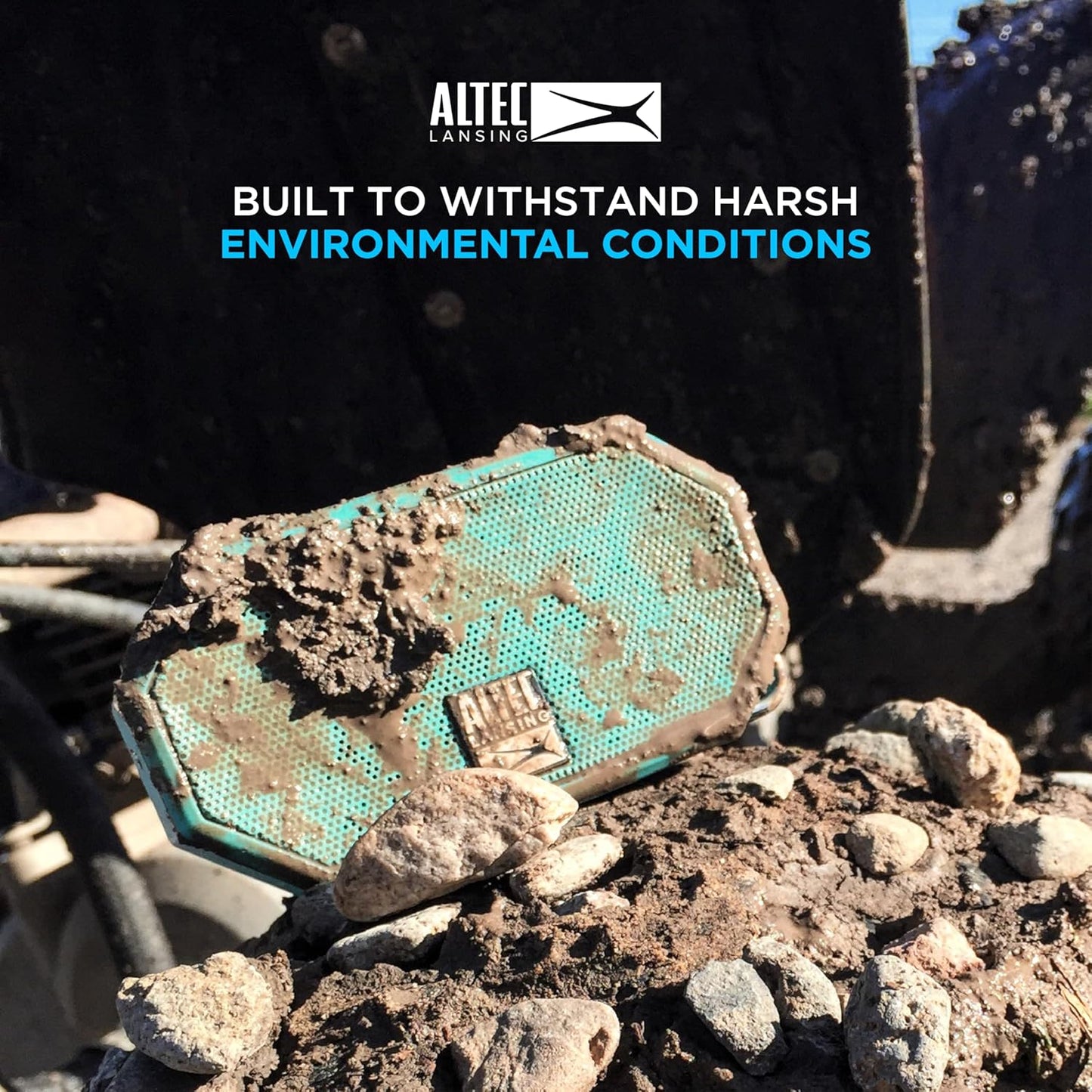 Mini H2O - Waterproof Bluetooth Speaker, IP67 Certified & Floats in Water, Compact & Portable Speaker for Hiking, Camping, Pool, and Beach